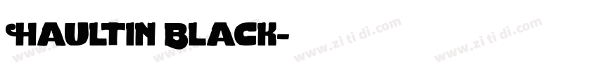 Haultin Black字体转换